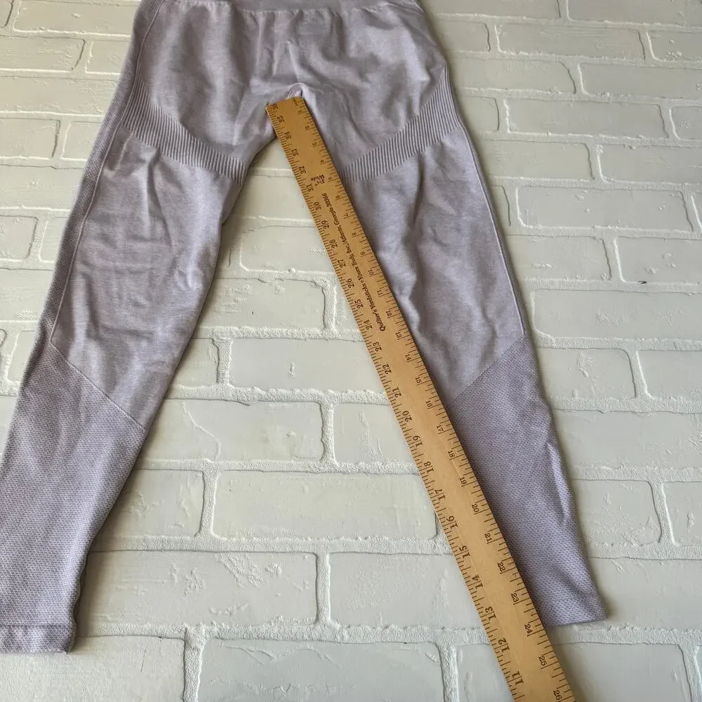 KORA Women's Athletic Contour Leggings Light Purple Compression Yoga - sz L - Picture 6 of 6